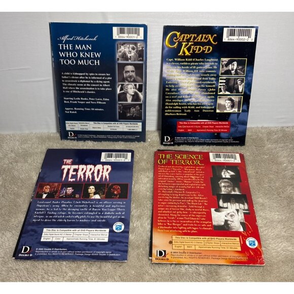 Hollywood DVD Classics 4 Films: Alfred Hitchcock Captain Kidd The Terror Maniac - Picture 2 of 6